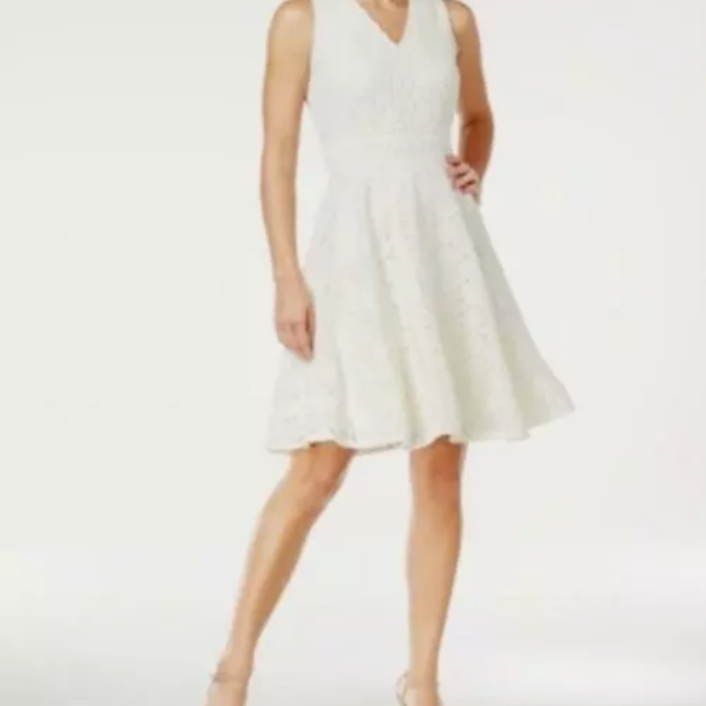 Women's lace fit & flare dress - P/M